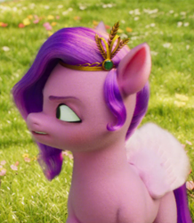 Size: 700x804 | Tagged: safe, screencap, pipp petals, pegasus, pony, g5, my little pony: a new generation, spoiler:my little pony: a new generation, 3d, cropped, female, pipp petals is not amused, solo, unamused