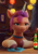 Size: 563x796 | Tagged: safe, edit, edited screencap, screencap, sunny starscout, earth pony, pony, g5, my little pony: a new generation, spoiler:my little pony: a new generation, 3d, alcohol, beer, beer bottle, bottle, confident, cool, cropped, dos equis, fake horn, female, mare, meme, pegasus crystal, smiling, smirk, smug, solo, sunny smugscout, the most interesting man in the world