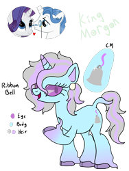 Size: 960x1280 | Tagged: safe, artist:echoescartoons, fancypants, rarity, oc, oc:ribbon bell, classical unicorn, pony, unicorn, g4, base used, cloven hooves, female, horn, leonine tail, male, mare, offspring, parent:fancypants, parent:rarity, parents:raripants, ship:raripants, shipping, simple background, straight, transparent background, unshorn fetlocks