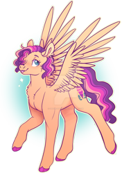 Size: 1024x1355 | Tagged: safe, artist:hopenotfound, oc, oc only, oc:sunlit strike, pegasus, pony, female, mare, one eye closed, simple background, solo, transparent background, wink