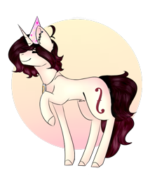 Size: 539x602 | Tagged: safe, artist:yuumirou, oc, oc only, pony, unicorn, female, mare, simple background, solo, transparent background