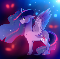 Size: 2300x2258 | Tagged: safe, artist:mylittlegodzilla, twilight sparkle, alicorn, pony, g4, high res, solo, twilight sparkle (alicorn)