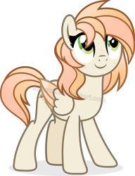 Size: 6228x8124 | Tagged: safe, artist:suramii, oc, oc only, oc:hover cove, pegasus, pony, absurd resolution, female, folded wings, green eyes, mare, pegasus oc, shadow, simple background, smiling, solo, standing, tail, transparent background, vector, wings