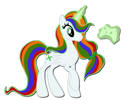 Size: 2726x2200 | Tagged: safe, artist:telasra, oc, oc only, alicorn, pony, alicorn oc, controller, female, glowing, glowing horn, high res, horn, magic, mare, simple background, smiling, solo, telekinesis, transparent background, wings