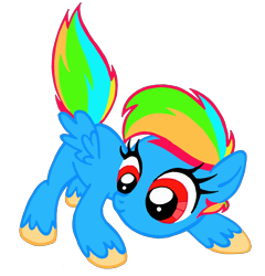 Size: 1984x2066 | Tagged: safe, artist:telasra, oc, oc only, pegasus, pony, face down ass up, female, filly, looking back, pegasus oc, simple background, smiling, solo, transparent background, unshorn fetlocks, wings