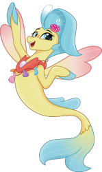 Size: 4000x6714 | Tagged: safe, artist:negatif22, artist:verulence, princess skystar, pony, seapony (g4), g4, my little pony: the movie, .svg available, cute, female, movie accurate, open mouth, simple background, skyabetes, solo, transparent background, vector