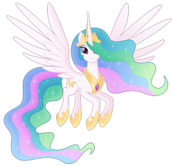 Size: 6000x5759 | Tagged: safe, artist:negatif22, princess celestia, alicorn, pony, g4, .svg available, female, flying, looking at you, mare, movie accurate, simple background, solo, spread wings, transparent background, vector, wings