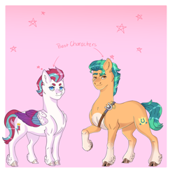 Size: 2048x2048 | Tagged: safe, artist:rainydayjitters, hitch trailblazer, zipp storm, earth pony, pegasus, pony, g5, my little pony: a new generation, best pony, female, high res, male, mare, stallion