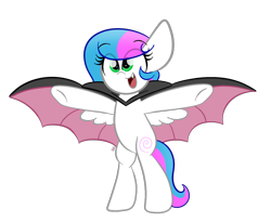 Size: 1317x1080 | Tagged: safe, artist:sugarcloud12, oc, oc only, oc:sugar cloud, pegasus, pony, bipedal, female, mare, simple background, solo, transparent background, vampire costume