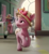 Size: 259x283 | Tagged: safe, screencap, peppy primrose, earth pony, pony, g5, my little pony: a new generation, background pony, female, filly, hat, mare, smiling