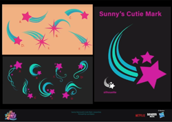 Size: 833x590 | Tagged: safe, sunny starscout, g5, my little pony: a new generation, spoiler:g5, concept art, cutie mark