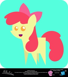 Size: 1567x1767 | Tagged: safe, artist:nathianexiztant, apple bloom, earth pony, pony, g4, female, filly, pointy ponies, solo