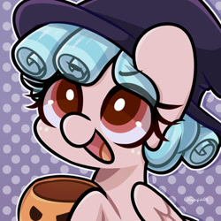 https://derpicdn.net/img/view/2021/10/30/2734615__safe_artist-colon-goyini01_cozy+glow_pegasus_pony_commission_cozybetes_cute_female_filly_hat_pumpkin+bucket_solo_witch+hat_ych+result.jpg