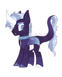 Size: 2820x3484 | Tagged: safe, artist:lilywolfpie, oc, oc only, dragonling, hybrid, pony, high res, interspecies offspring, male, offspring, parent:oc:starlit scales, parent:queen chrysalis, parents:canon x oc, simple background, solo, transparent background