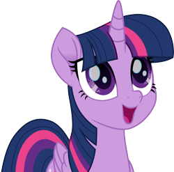 Size: 3000x2961 | Tagged: safe, artist:cloudy glow, twilight sparkle, alicorn, pony, g4, my little pony: the movie, .ai available, female, high res, open mouth, open smile, simple background, smiling, solo, transparent background, twilight sparkle (alicorn), vector