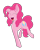 Size: 649x809 | Tagged: safe, artist:chrissythewarner, pinkie pie, earth pony, pony, g4, eyes closed, female, happy, open mouth, simple background, solo, transparent background