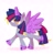 Size: 2010x2115 | Tagged: safe, artist:noupu, derpy hooves, pegasus, pony, g4, alicorn costume, clothes, colored pupils, costume, fake horn, fake wings, female, high res, nightmare night costume, simple background, solo, toilet paper roll horn, twilight muffins, white background, wig