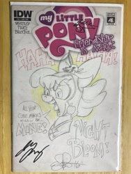 Size: 1536x2048 | Tagged: safe, artist:andypriceart, idw, apple bloom, earth pony, pony, g4, comic, cover, female, filly, solo