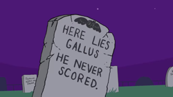 Size: 1280x720 | Tagged: safe, artist:tjpones, part of a set, beavis and butthead, gravestone, halloween, he never scored, here lies squidward's hopes and dreams, holiday, implied gallus, implied virgin, no pony, spongebob squarepants, text