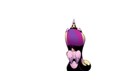 Size: 1280x720 | Tagged: safe, artist:idolnya, princess cadance, alicorn, pony, g4, female, free to use, mare, png, rear view, reference, simple background, solo, transparent background