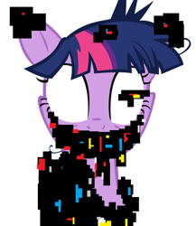 Size: 684x788 | Tagged: safe, twilight sparkle, pony, g4, come and learn with pibby!, nightmare fuel, pibby, wat