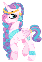 Size: 1272x1856 | Tagged: safe, artist:princess-kitsune-tsu, princess flurry heart, pony, g4, elderly, female, older, older flurry heart, simple background, solo, transparent background