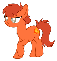 Size: 2000x2129 | Tagged: safe, artist:kaitykat117, oc, oc only, oc:loose cannon, earth pony, pony, g4, base used, colored pupils, earth pony oc, female, full body, high res, mare, show accurate, simple background, smiling, solo, tail, transparent background, vector