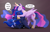 Size: 5097x3240 | Tagged: safe, artist:silfoe, princess luna, twilight sparkle, alicorn, pony, g4, the last problem, absurd resolution, commission, commissioner:reversalmushroom, crown, cute, cutie mark, ethereal mane, eyes closed, female, funny, hape, height difference, hoof shoes, hug, i am the night, jewelry, lesbian, lunabetes, mare, older, older twilight, older twilight sparkle (alicorn), open mouth, personal space invasion, peytral, princess twilight 2.0, regalia, ship:twiluna, shipping, silfoe is trying to murder us, simple background, sitting, size difference, standing, starry mane, twilight sparkle (alicorn), upvote bait, wholesome