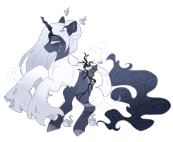 Size: 1946x1604 | Tagged: safe, artist:shady-bush, oc, oc only, original species, pony, scented pony, unicorn, closed species, clothes, female, mare, robe, simple background, solo, transparent background, vaguely asian robe