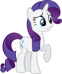 Size: 2237x2680 | Tagged: safe, artist:flizzick, rarity, pony, unicorn, dragon quest, g4, season 2, eyeshadow, female, gritted teeth, high res, makeup, mare, raised hoof, simple background, solo, transparent background, vector