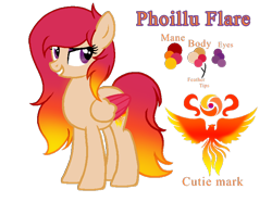 Size: 790x589 | Tagged: safe, artist:madlilon2051, oc, oc only, pegasus, phoenix, pony, base used, colored wings, eyelashes, female, folded wings, gradient mane, gradient tail, grin, mare, pegasus oc, purple eyes, simple background, smiling, solo, standing, tail, transparent background, two toned wings, wings