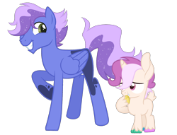 Size: 1700x1300 | Tagged: safe, artist:magicuniclaws, hybrid, pegasus, pony, unicorn, colt, interspecies offspring, magical lesbian spawn, male, offspring, parent:discord, parent:princess celestia, parent:princess luna, parent:spitfire, parents:dislestia, simple background, stallion, transparent background