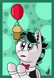 Size: 3198x4558 | Tagged: safe, artist:biru, oc, oc only, pegasus, pony, food, muffin, present