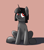 Size: 1109x1265 | Tagged: safe, artist:librarylonging, oc, oc only, oc:ada, pony, unicorn, d'lirium, looking up, sitting, solo