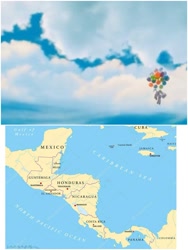 Size: 1500x1999 | Tagged: safe, ivory cedar, g5, my little pony: a new generation, balloon, central america, comparison, pareidolia