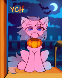 Size: 4444x5555 | Tagged: safe, artist:airiniblock, pony, commission, halloween, holiday, solo, ych sketch, your character here