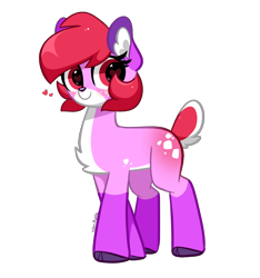 Size: 3627x3874 | Tagged: safe, artist:kittyrosie, oc, oc only, oc:dawnfire, deer, pony, cute, deer oc, heart eyes, high res, ocbetes, simple background, solo, transparent background, wingding eyes