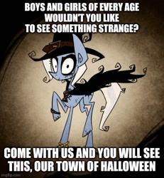 Size: 500x541 | Tagged: artist needed, safe, trixie, g4, song reference, spooky month, the nightmare before christmas, this is halloween