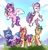 Size: 2209x2305 | Tagged: safe, alternate version, artist:ak4neh, hitch trailblazer, izzy moonbow, pipp petals, sunny starscout, zipp storm, butterfly, earth pony, pegasus, pony, unicorn, g5, my little pony: a new generation, badge, bag, blaze (coat marking), bracelet, braid, cellphone, cloud, coat markings, colored hooves, cropped, facial markings, feathered fetlocks, female, flower, flying, grass, grin, group, high res, horn, jewelry, male, mane five, mare, mountain, open mouth, open smile, pale belly, phone, pin, pins, quintet, raised eyebrow, raised hoof, raised leg, smartphone, smiling, socks (coat markings), stallion, twilight sparkle's cutie mark, unshorn fetlocks, wings