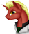 Size: 837x1000 | Tagged: safe, artist:dedonnerwolke, oc, oc only, oc:firebrand, pony, unicorn, bust, clothes, horn, male, simple background, solo, stallion, transparent background, unicorn oc