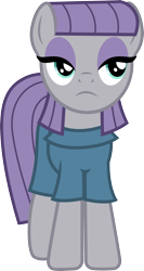 Size: 3000x5638 | Tagged: safe, artist:cloudy glow, maud pie, earth pony, pony, g4, student counsel, .ai available, absurd resolution, female, mare, simple background, solo, transparent background, vector