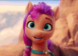 Size: 1122x809 | Tagged: safe, screencap, sunny starscout, earth pony, pony, g5, my little pony: a new generation, spoiler:my little pony: a new generation, angry, animated, cute, ears back, female, frown, gif, glare, i watch it for the ears, looking at you, madorable, mare, mood whiplash, open mouth, open smile, reaction image, smiling, solo, sunny is amused, sunny starscout is not amused, sunnybetes, unamused, wide eyes