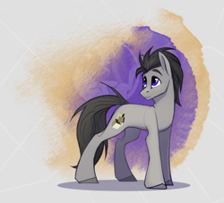 Size: 1562x1419 | Tagged: safe, artist:alrumoon_art, oc, oc only, oc:pyrite trace, earth pony, pony, abstract background, solo