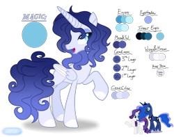 Size: 1632x1284 | Tagged: safe, artist:purplepotato04, princess luna, rarity, oc, alicorn, pony, g4, female, magical lesbian spawn, mare, offspring, parent:princess luna, parent:rarity, parents:rariluna, simple background, transparent background