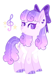 Size: 1280x1773 | Tagged: safe, artist:lilywolfpie, oc, oc only, earth pony, pony, bow, female, hair bow, magical lesbian spawn, mare, offspring, parent:pinkie pie, parent:twilight sparkle, parents:twinkie, simple background, solo, transparent background