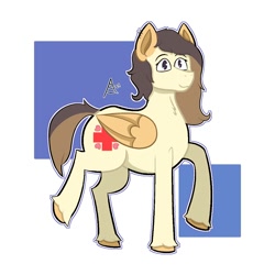 Size: 2000x2000 | Tagged: safe, artist:arthu, oc, oc only, pegasus, pony, food, high res, solo, tiramisu