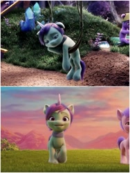 Size: 1500x1999 | Tagged: safe, screencap, berrywine, jinx (g5), g5, my little pony: a new generation, spoiler:my little pony: a new generation, female, filly, unnamed character