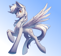 Size: 2145x1968 | Tagged: safe, artist:秋田伊子, oc, oc only, oc:concentric rings, pegasus, pony, solo