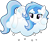 Size: 2439x2054 | Tagged: safe, artist:telasra, oc, oc only, pegasus, pony, bedroom eyes, cloud, eyelashes, female, high res, lying down, makeup, mare, on a cloud, pegasus oc, prone, simple background, solo, transparent background, wings