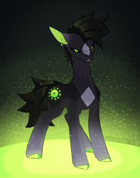 Size: 1418x1800 | Tagged: safe, artist:proxicute, oc, oc only, earth pony, pony, edgy, male, solo